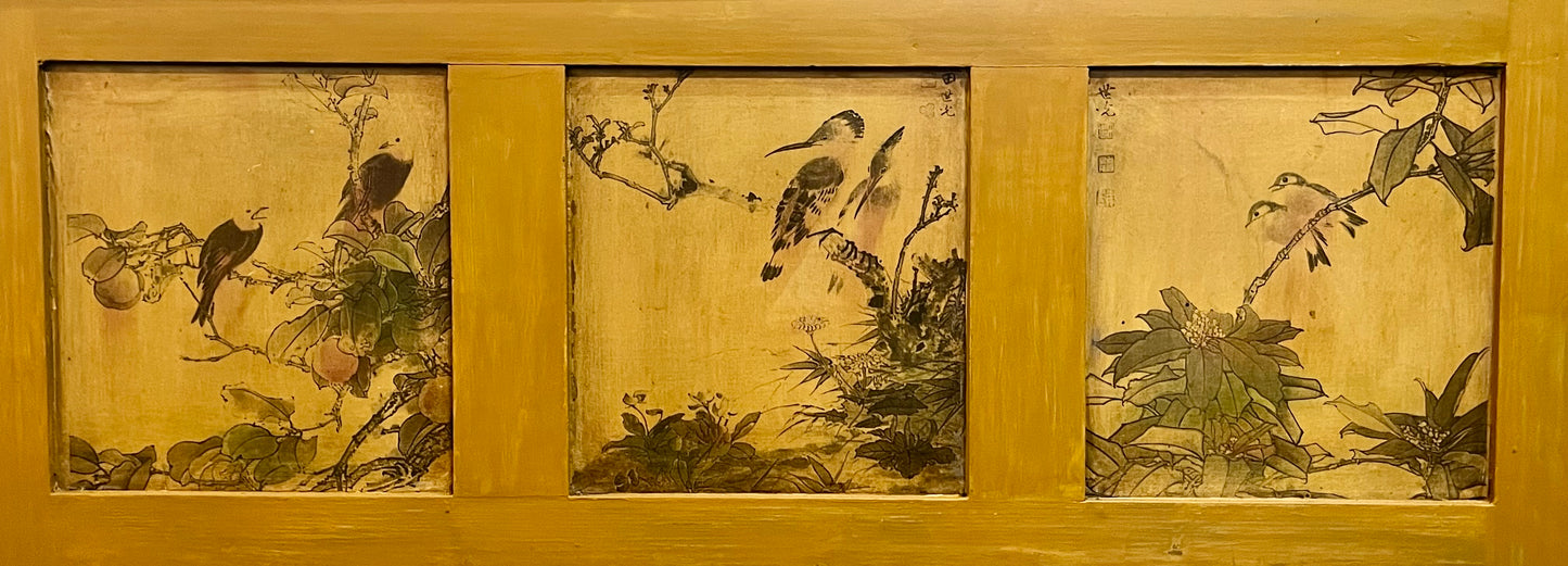 Vintage 20th century Chinese provincial communal rice bin
