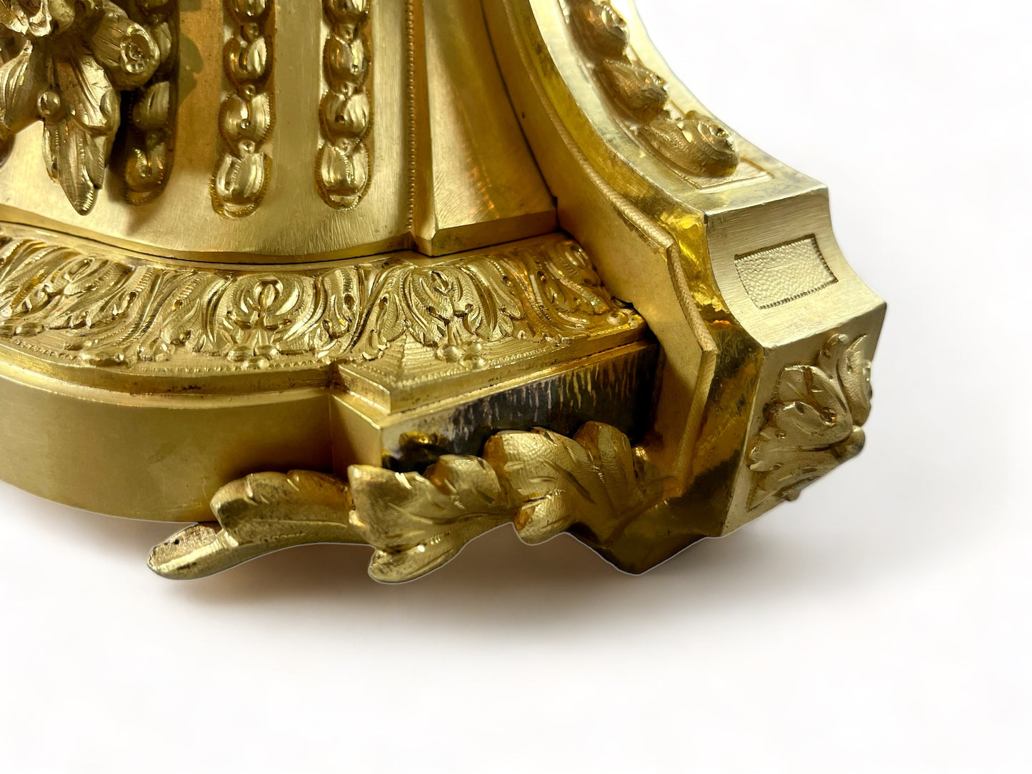 Antique 19th century Napoleon the 3rd gilt ormolu mantel clock