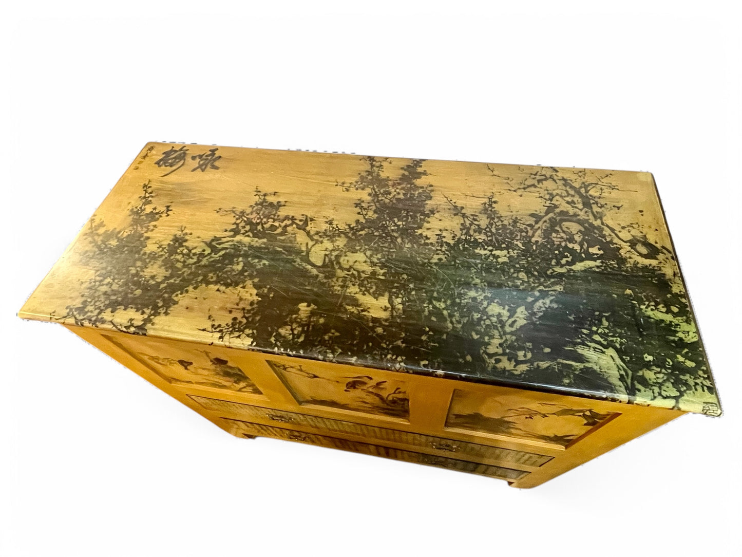 Vintage 20th century Chinese provincial communal rice bin