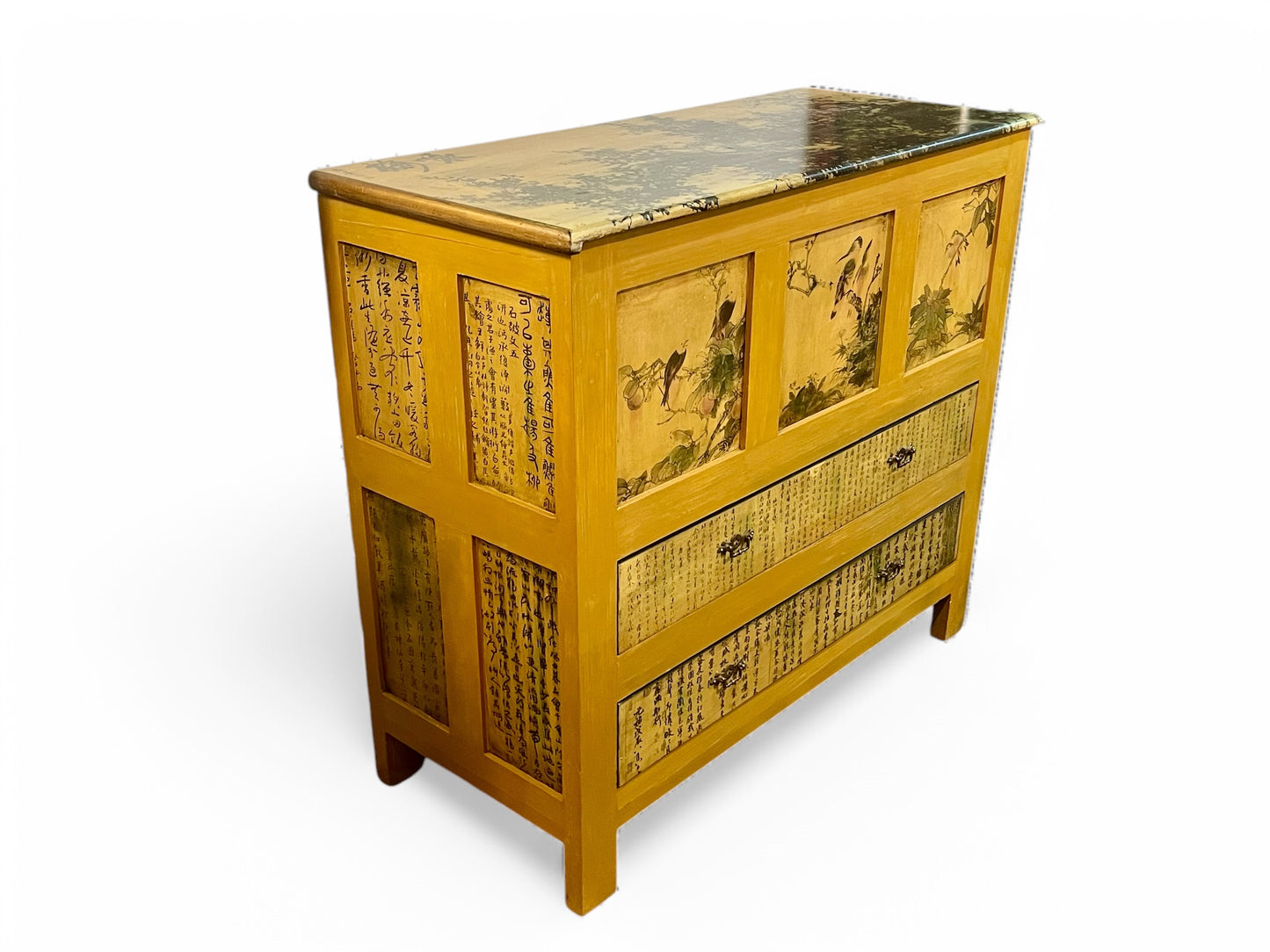 Vintage 20th century Chinese provincial communal rice bin