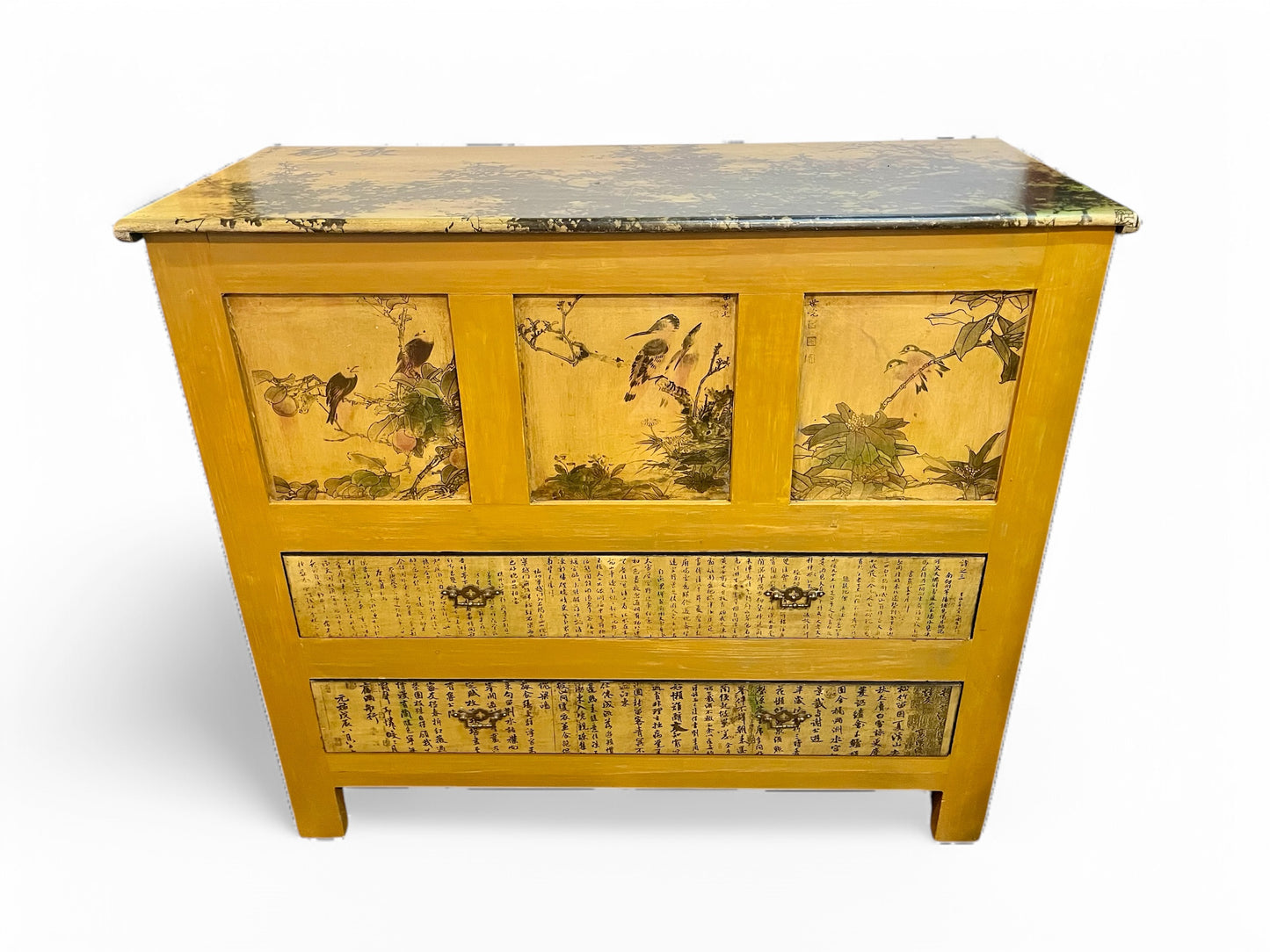 Vintage 20th century Chinese provincial communal rice bin