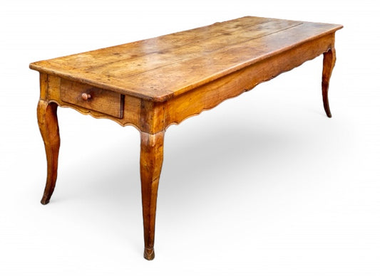 Antique 18th century French Sycamore three plank refectory table