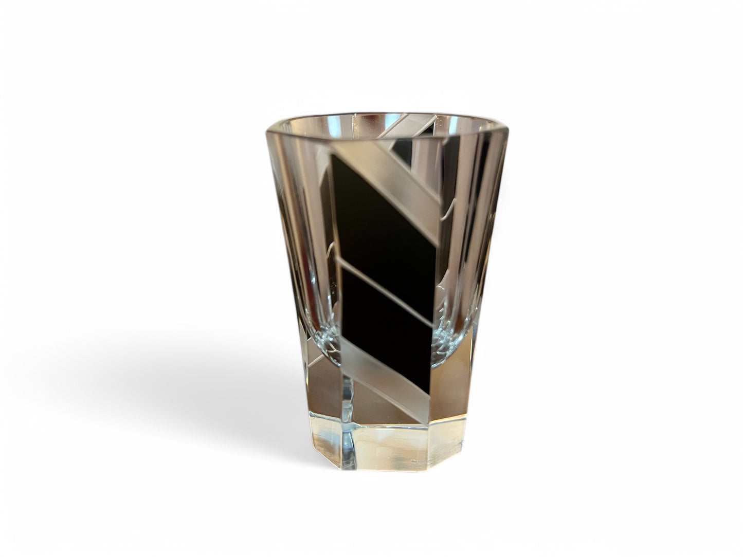 Antique Art deco decanter and six matching glasses