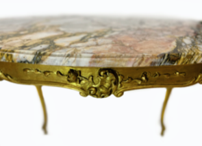 Louis 16th gilt center table.