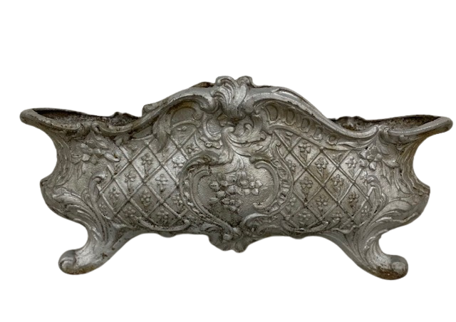 Pair of 19th century cast iron French urns.