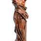 Antique art nouveau figure of a beautiful young madden in a typical art nouveau pose