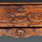 Antique 19th century French carved walnut Louis XV dough bin