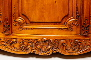 Antique 19th century French carved walnut sideboard