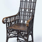 Antique 19th century, Chinese Quing period bamboo opium chair