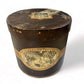 Two antique 19th century English woman's hat box's
