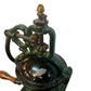 An Antique 19th century 1880 French coffee grinder, complete with its small collecting drawer and original pull knob