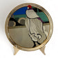 Vintage Set of four Art Deco cabinet plates, by Marci Mc Donald