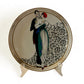 Vintage Set of four Art Deco cabinet plates, by Marci Mc Donald