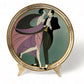 Vintage Set of four Art Deco cabinet plates, by Marci Mc Donald