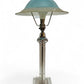 Vintage c1940 Art Deco Perspex square column lamp standing on plinth base