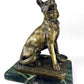 Antique 19 th century bronze figure, Alsatian dog