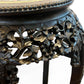 Antique pair of Chinese carved Rosewood pedestals
