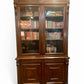 Antique 19th century French mahogany two door bookcase