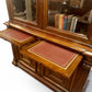 Antique 19th century French mahogany two door bookcase
