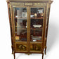 Antique French 19th century rosewood Louis 15th style two &nbsp;door vitrine