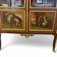 Antique French 19th century rosewood Louis 15th style two &nbsp;door vitrine