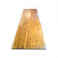 Antique French early 20th century pine provincial refectory table with carved stretcher base