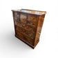 Antique Australian walnut chest of 7 drawers fitted with original brass handles