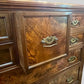 Antique Australian walnut chest of 7 drawers fitted with original brass handles