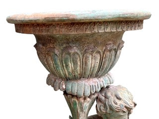 ANTIQUE 19th CENTURY BRONZE GARDEN FOUNTAIN