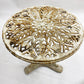 19th century English 3piece cast iron garden setting